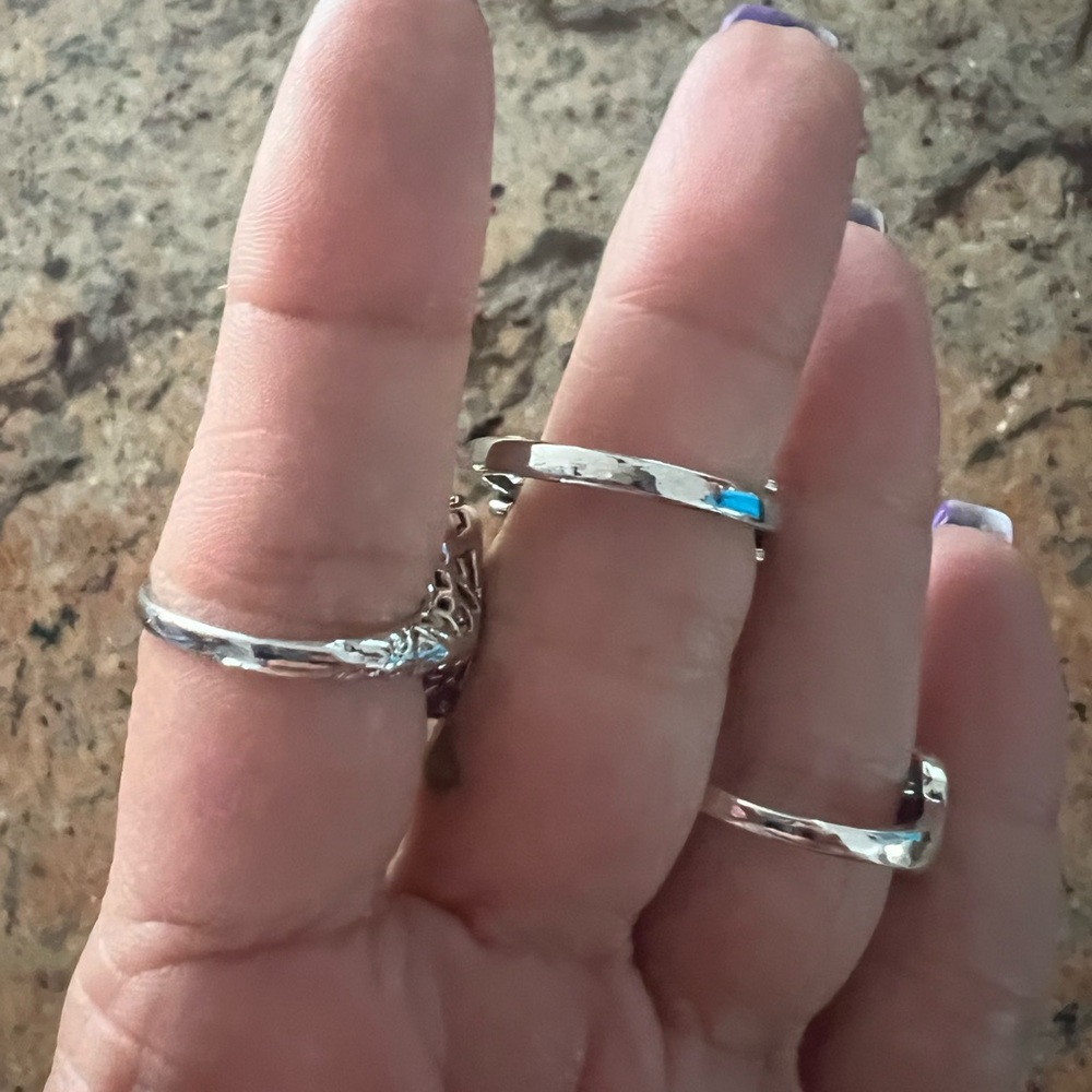SHEIN Silver Statement Rings - Picture 6 of 6